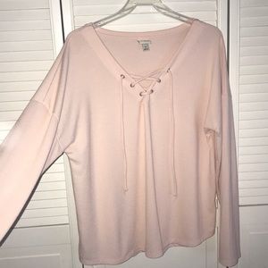 Gently used baby pink sweater